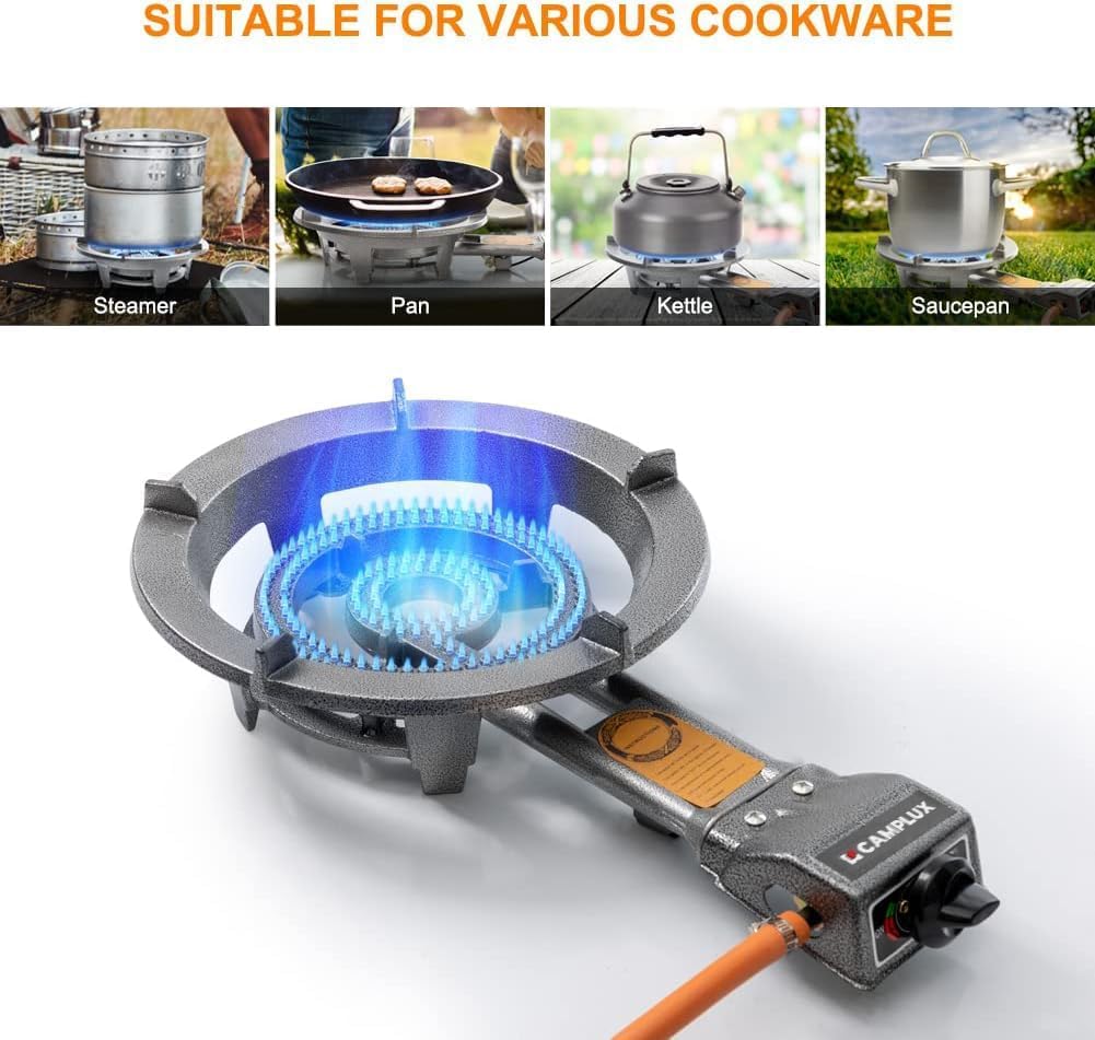 Outdoor Propane Burner Stove with Stand