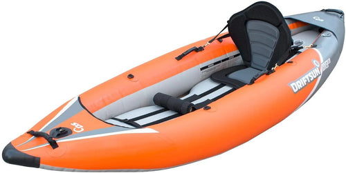 120/220 Inflatable Tandem White-water Kayak with High Pressure Floor and Eva Padded Seats with High Back Support, Includes Action Cam Mount,…